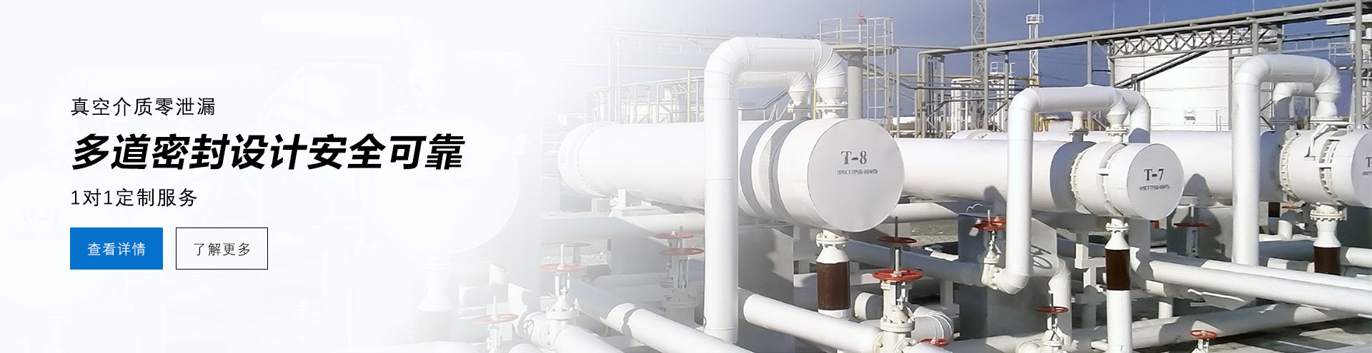 真空介質(zhì)零泄漏，多道密封安全可靠，1對1定制服務(wù)